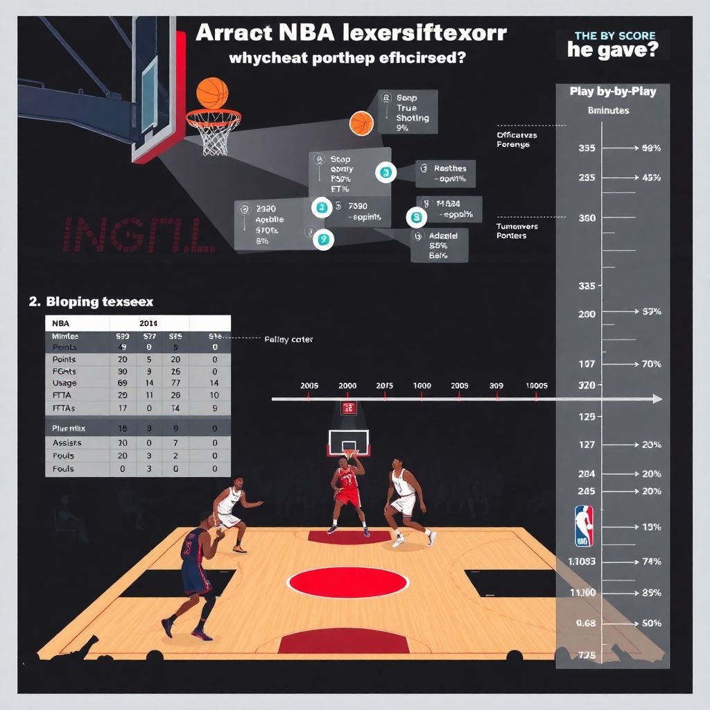 Личная эффективность игроков в НБА по официальным протоколам матча