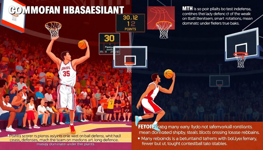 Что означают цифры в сводке баскетбольного матча для фанатов - иллюстрация