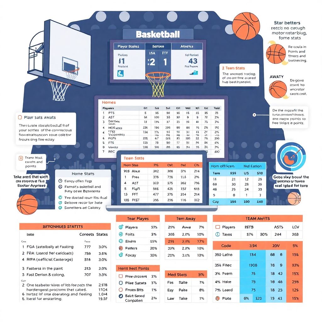 Графики и таблицы в новостях о баскетболе: как правильно читать статистику