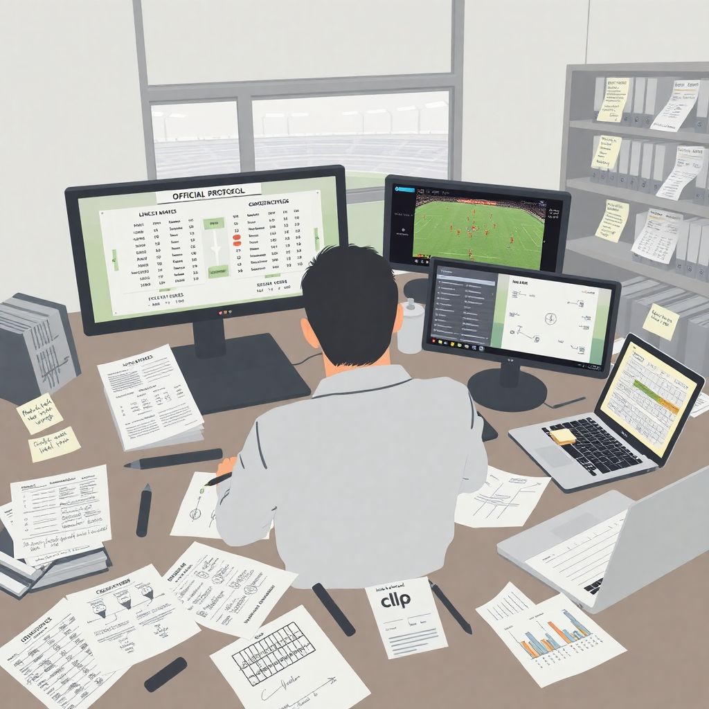 Протокол матча как источник доверенной информации для спортивных журналистов