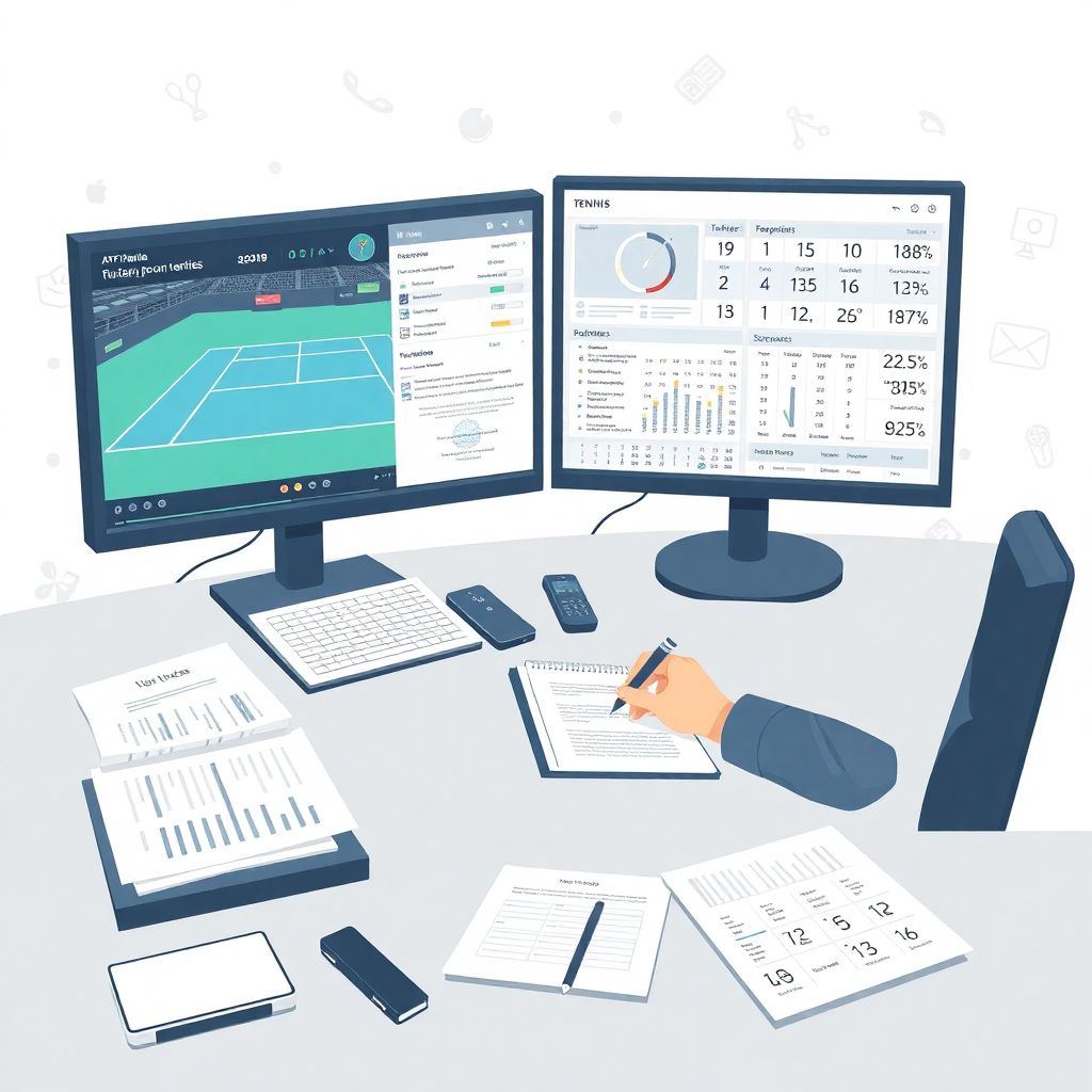 Безэмоциональная подача новостей о теннисе: разбор цифр и скрытых тенденций