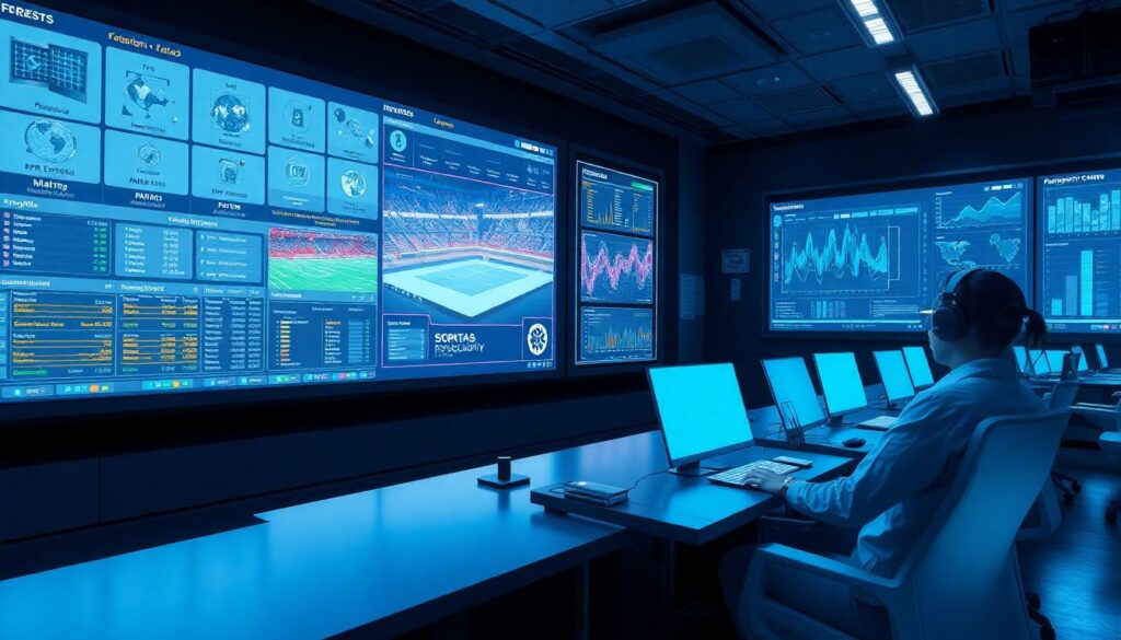 Техника безопасности и защита данных в спортивной аналитике - иллюстрация