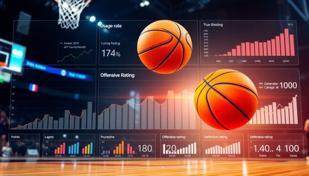 Контекстуализация цифр в новостях о теннисе и баскетболе - иллюстрация