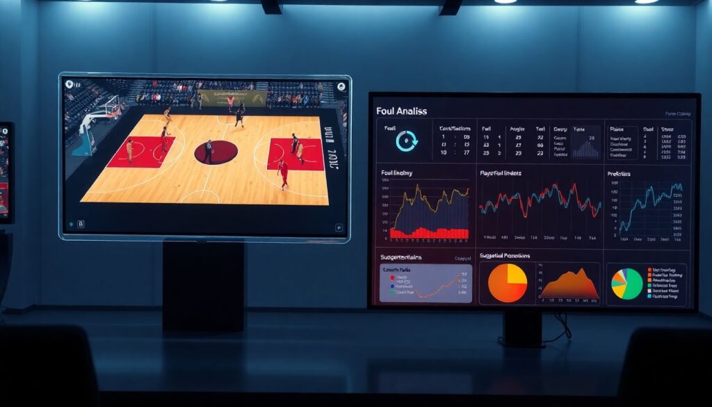 Аналитика по фолам в баскетболе на основе протоколов - иллюстрация