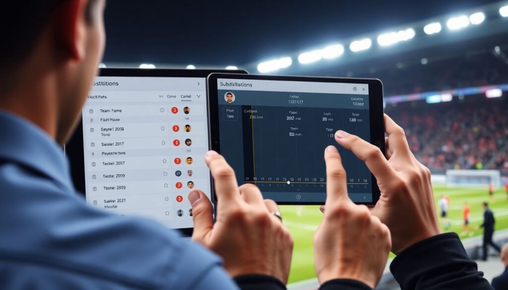 Как документируются замены игроков в протоколах - иллюстрация