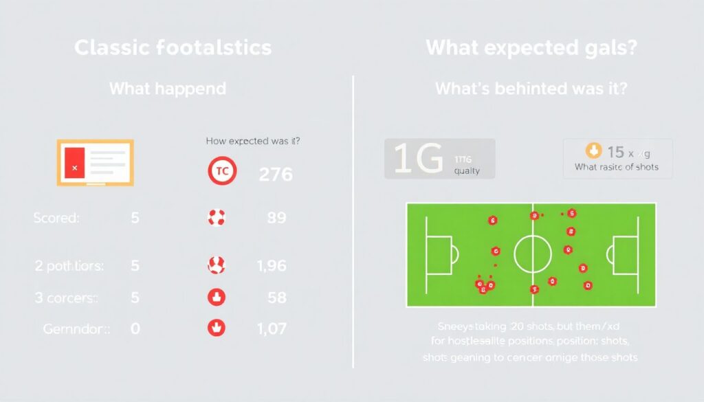 Глубокий разбор матчевых статистик в футболе - иллюстрация