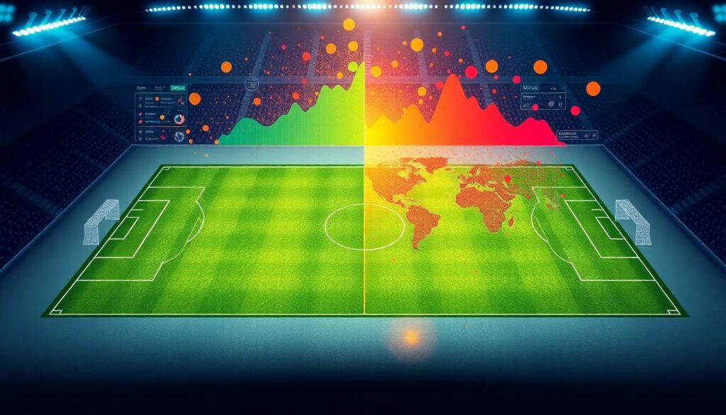 Статистический сопоставительный анализ лиг: футбол против хоккея без эмоций - иллюстрация