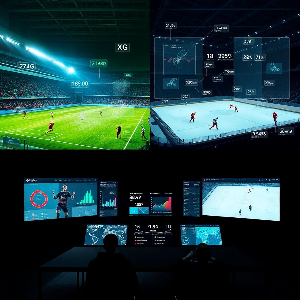 Статистический анализ лиг: футбол против хоккея без эмоций и субъективности