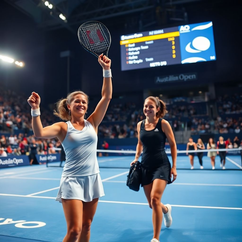 Australian open: Вера Звонарёва выходит в полуфинал парного разряда