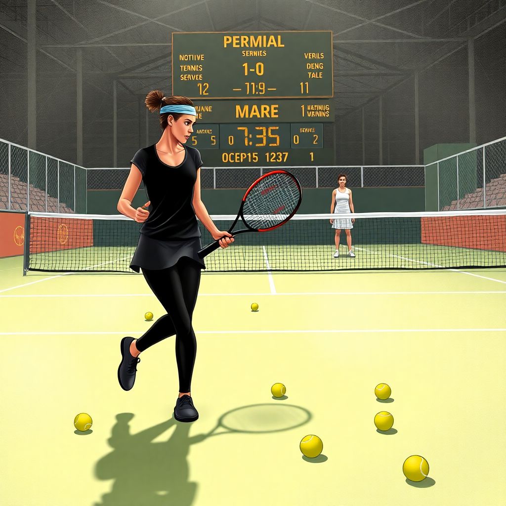 Самая странная теннисистка эпохи: как 38 минут сделали египтянку посмешищем