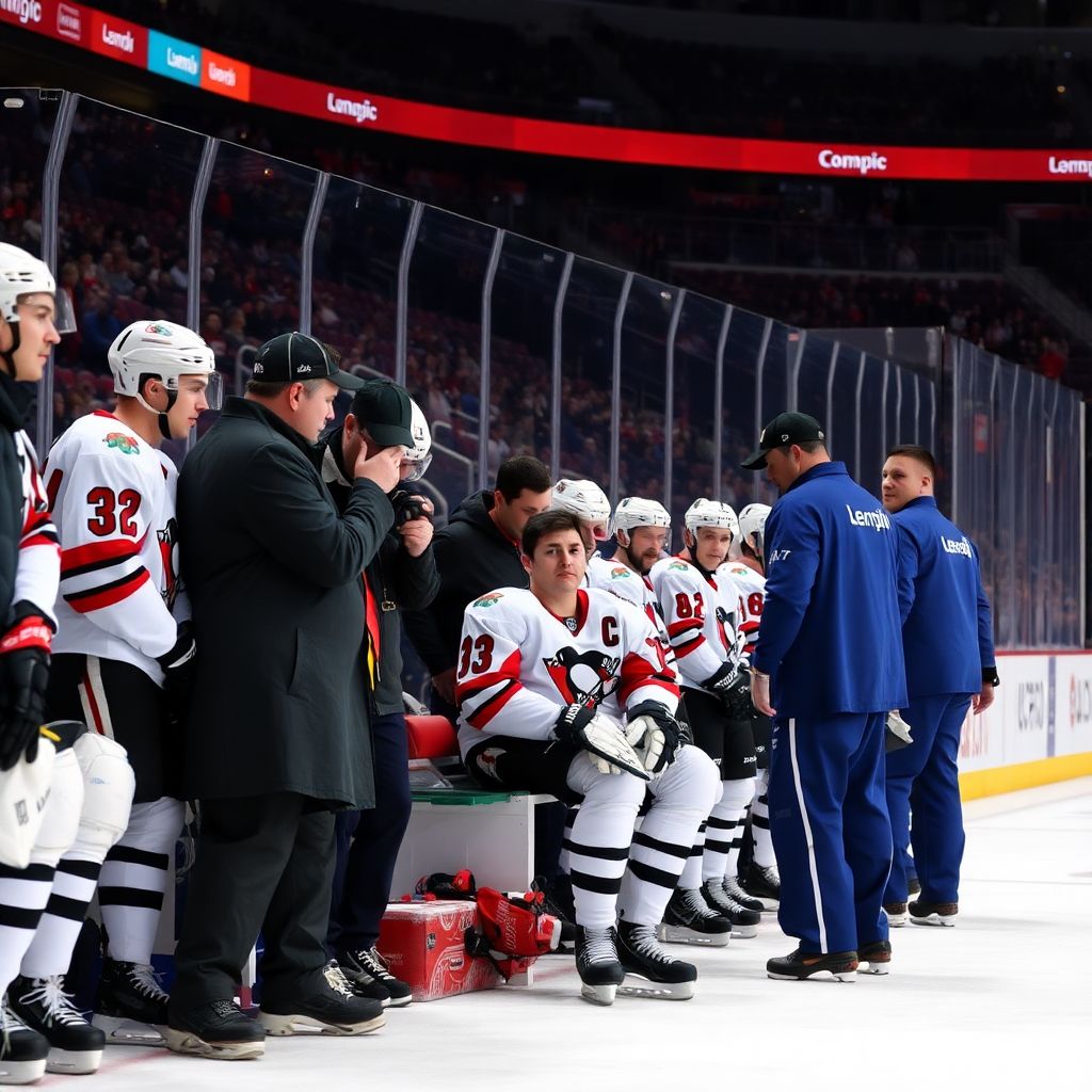 Кросби в списке травмированных «Питтсбурга» и выбыл примерно на месяц