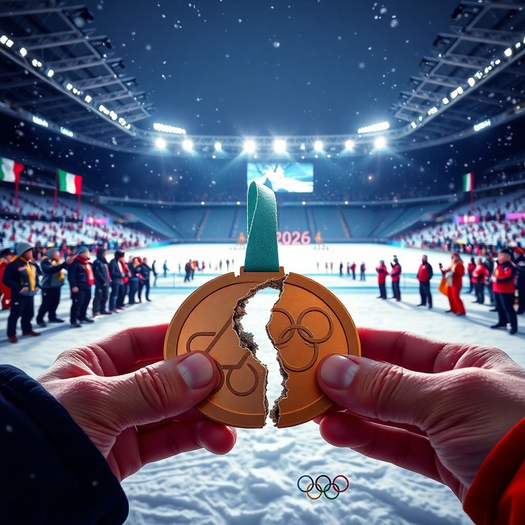 Медали Олимпиады‑2026 ломаются: провал экологичного итальянского дизайна