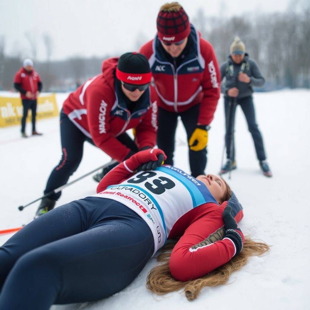 Чемпионка мира Софи Шово потеряла сознание после жуткой аварии на тренировке